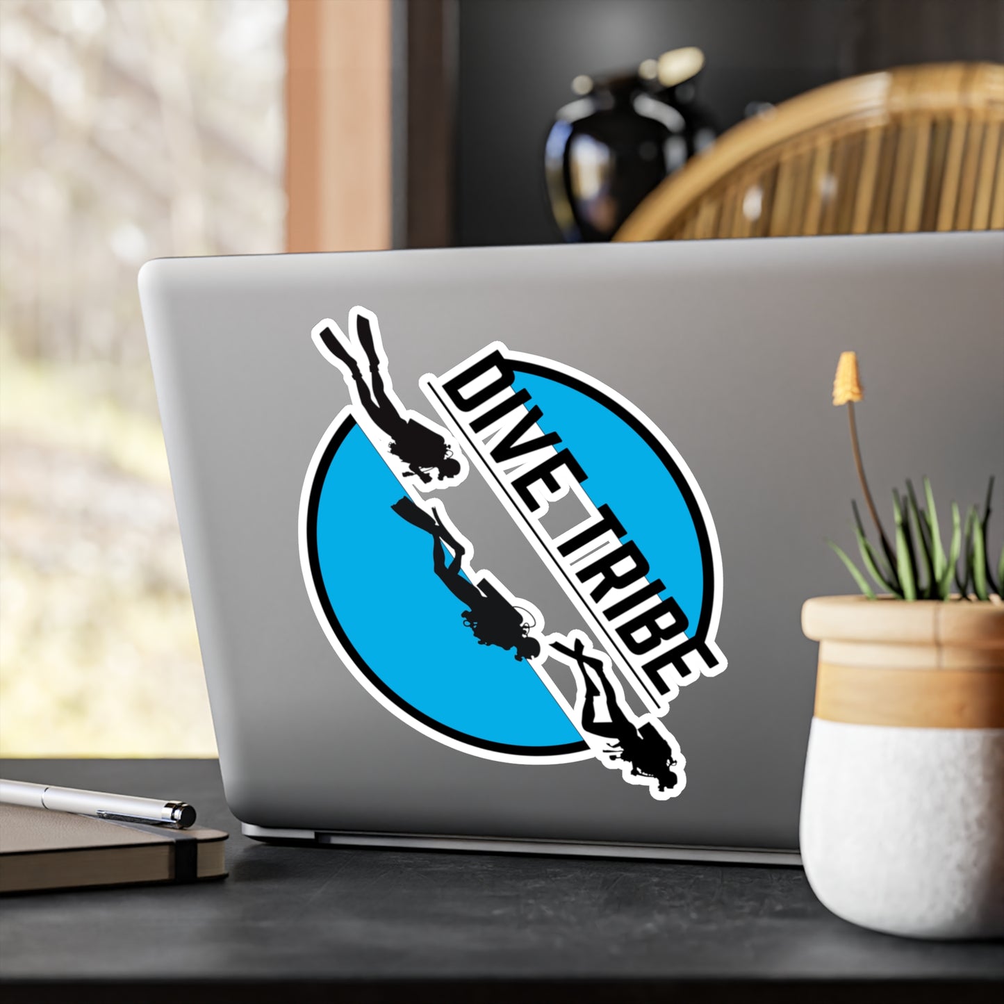 Dive Tribe Kiss-Cut Vinyl Decal - Perfect Gift for Scuba Diving Enthusiasts