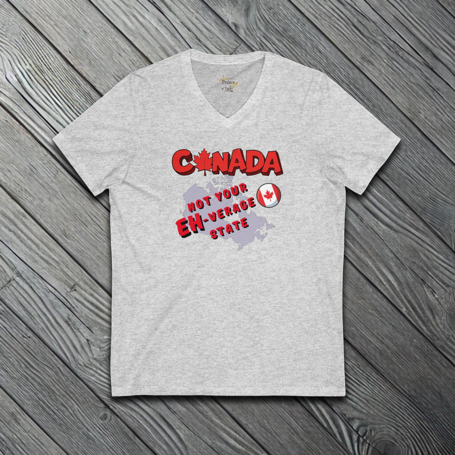 Canada - Not Your EH-verage State - Funny Canadian V-Neck Tee