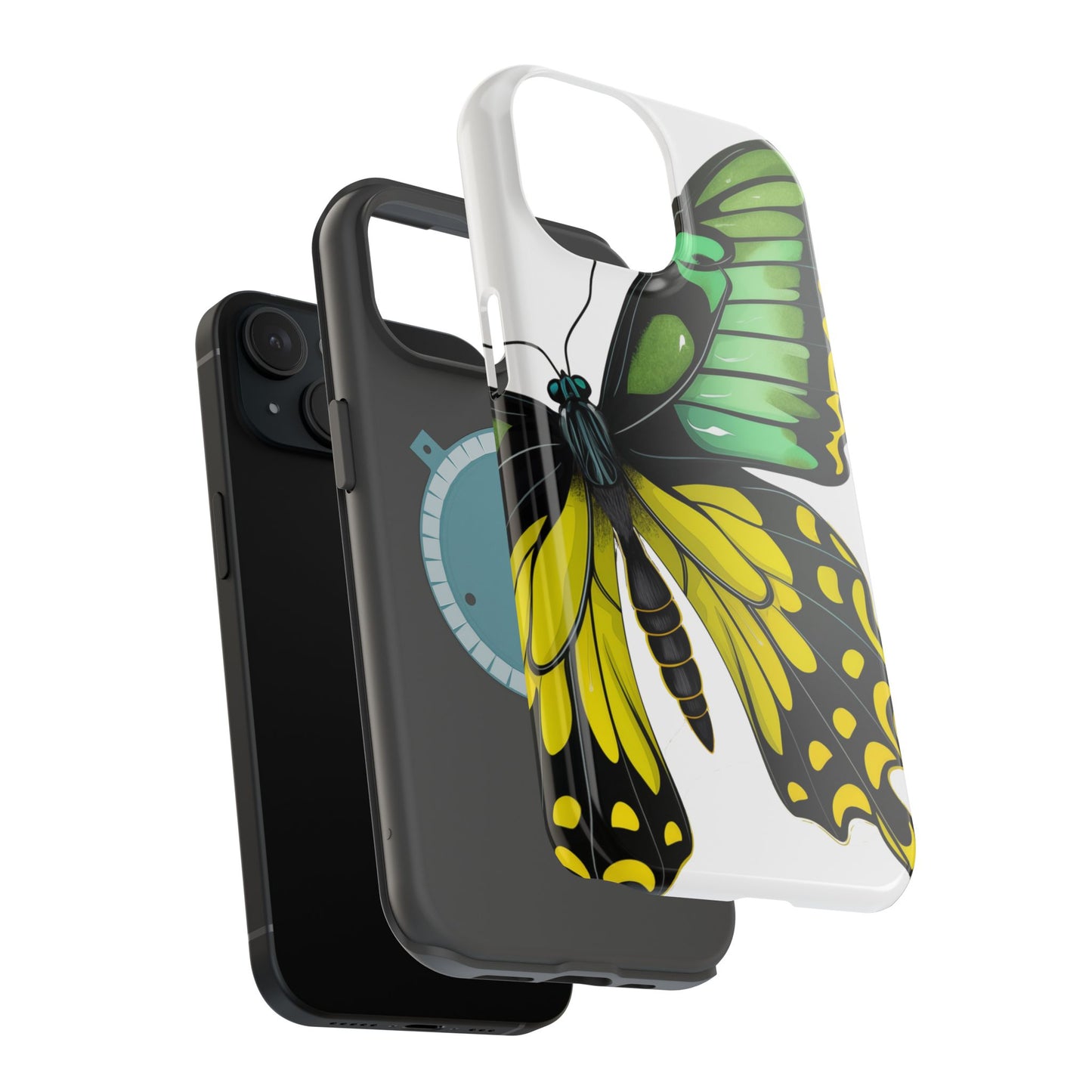 Swallowtail Butterfly Re-imagined iPhone MagSafe Beautiful Butterfly Tough Cases Simple Butterfly iPhone Protection