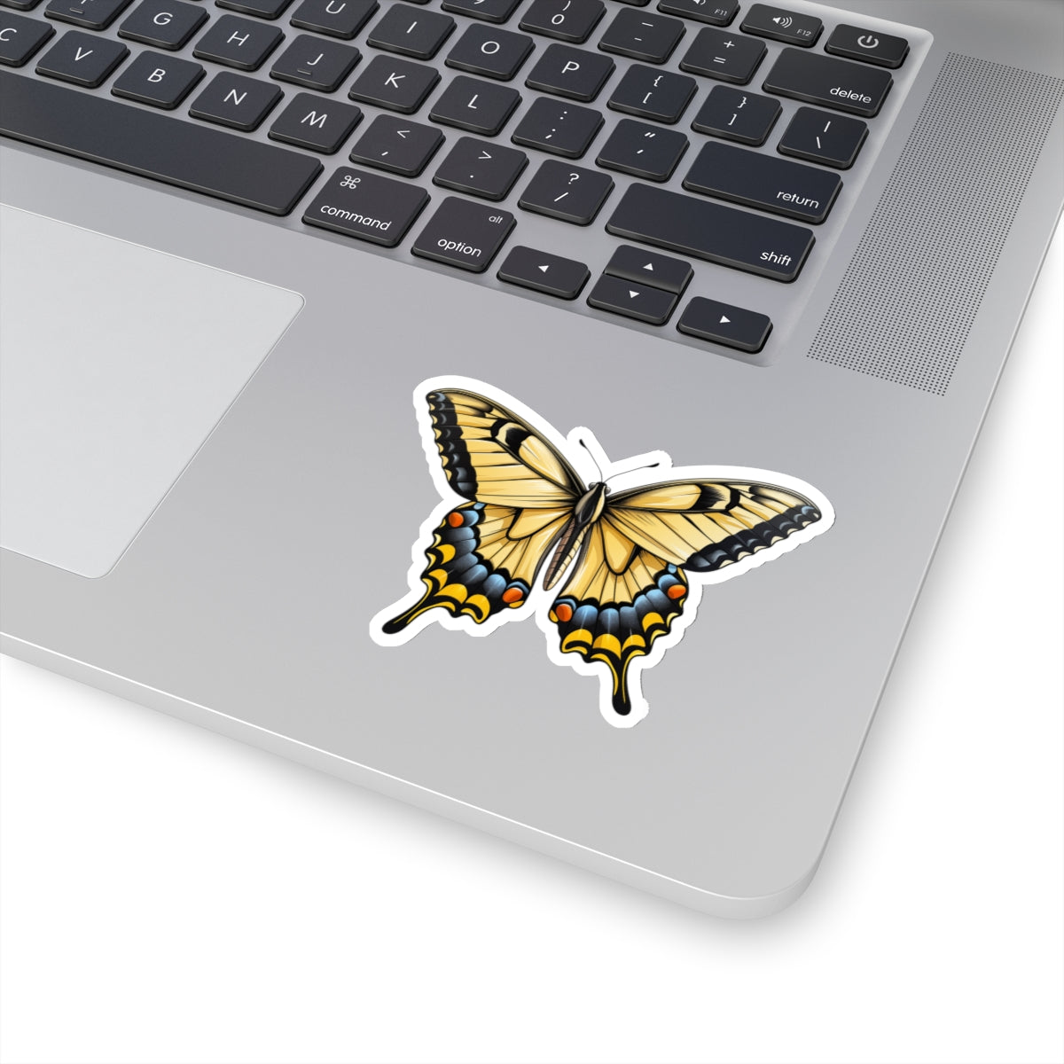 Beautiful Tiger Swallowtail Butterfly Kiss-Cut Stickers, Spring Sticker Collection, Cute Bright Spring Decor Colors, Happy Vibes, Holiday Accent