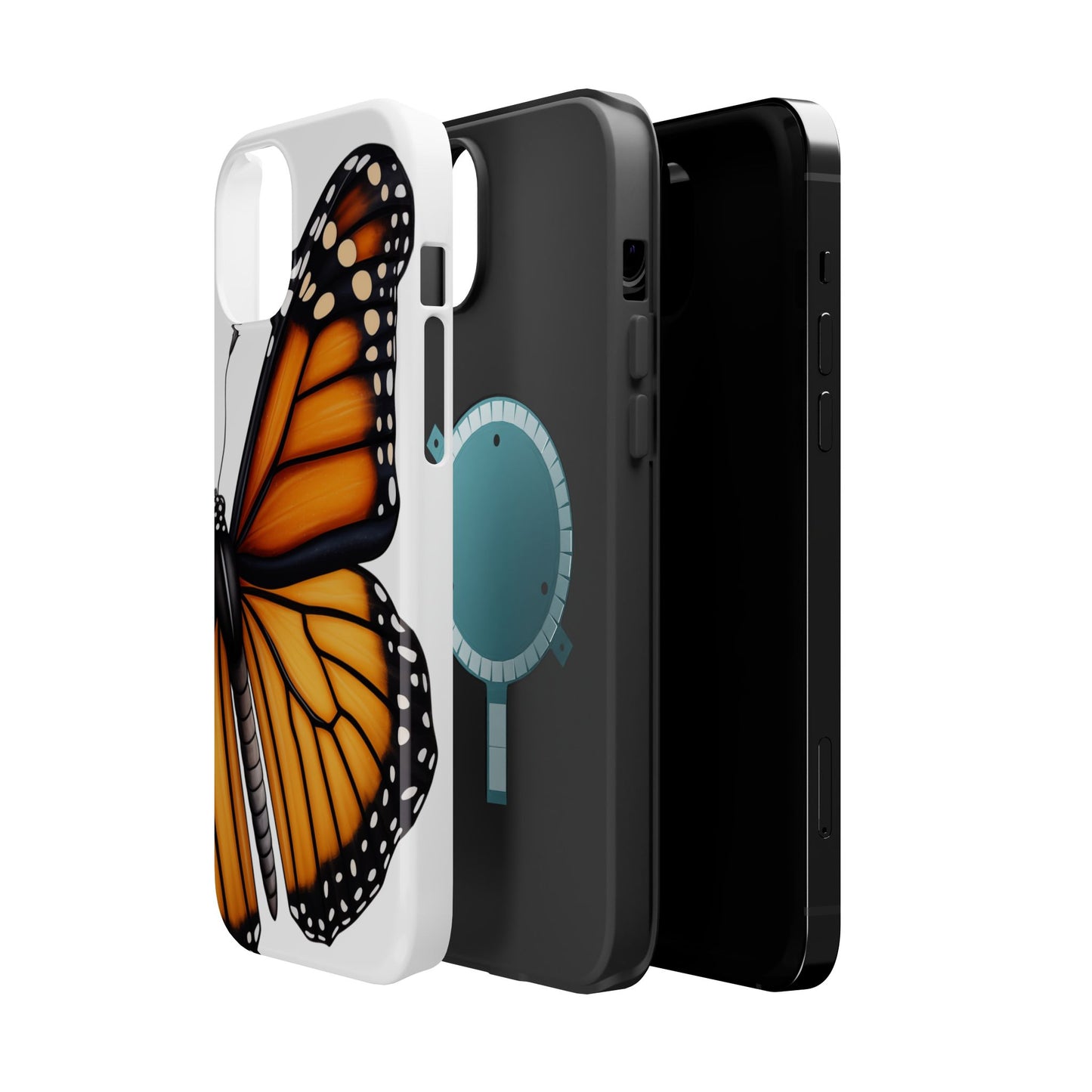 Monarch Butterfly Re-imagined iPhone Case Beautiful Monarch Butterfly MagSafe Tough Cases for iPhone