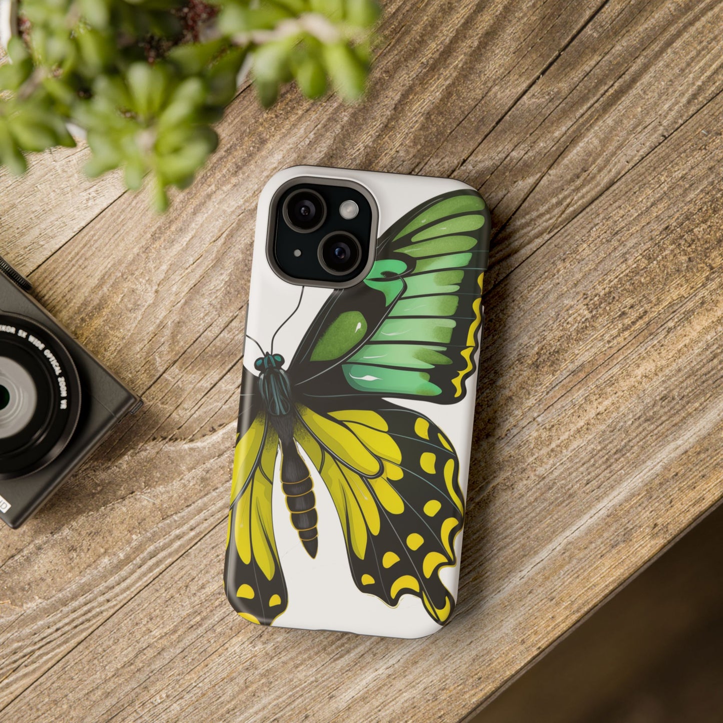 Swallowtail Butterfly Re-imagined iPhone MagSafe Beautiful Butterfly Tough Cases Simple Butterfly iPhone Protection