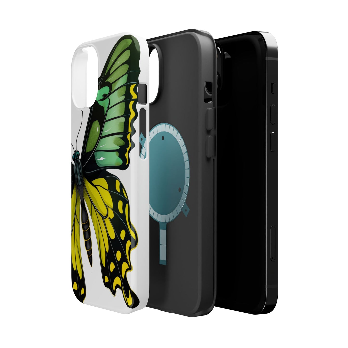 Swallowtail Butterfly Re-imagined iPhone MagSafe Beautiful Butterfly Tough Cases Simple Butterfly iPhone Protection