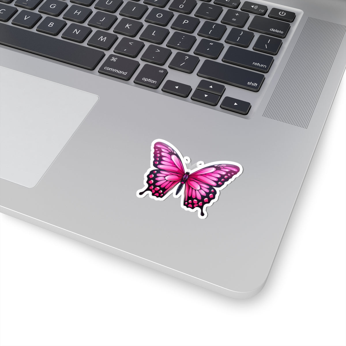 Beautiful Pink Jewel Butterfly Kiss-Cut Stickers, Spring Sticker Collection, Cute Bright Spring Decor Colors, Happy Vibes, Holiday Accent