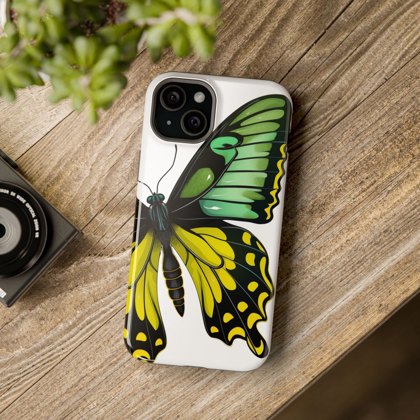 Swallowtail Butterfly Re-imagined iPhone MagSafe Beautiful Butterfly Tough Cases Simple Butterfly iPhone Protection