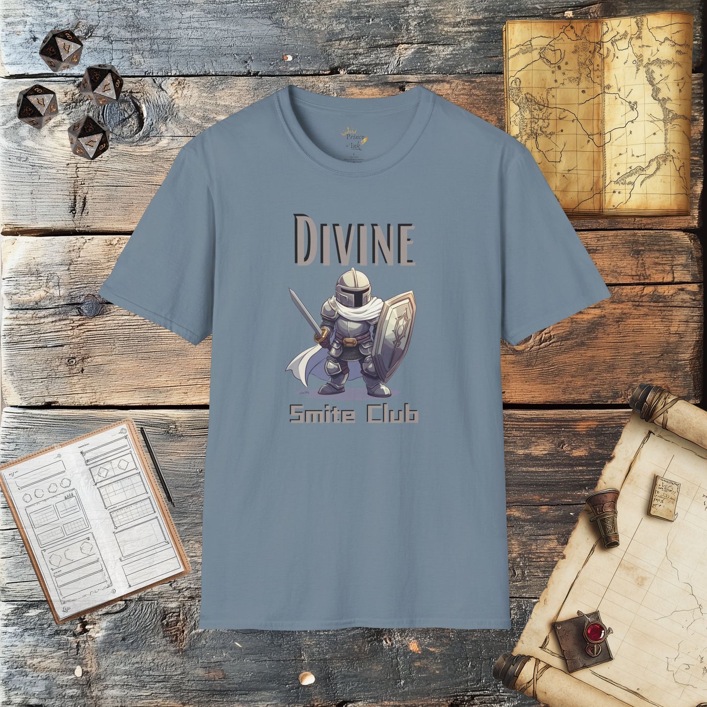 Divine Smite Club - Fantasy Group Role Playing Graphic T-Shirt