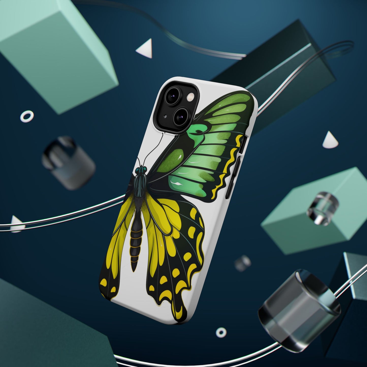 Swallowtail Butterfly Re-imagined iPhone MagSafe Beautiful Butterfly Tough Cases Simple Butterfly iPhone Protection