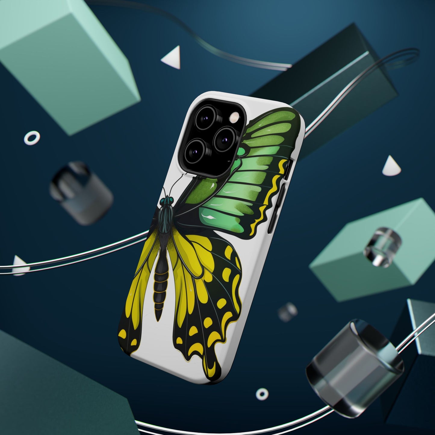 Swallowtail Butterfly Re-imagined iPhone MagSafe Beautiful Butterfly Tough Cases Simple Butterfly iPhone Protection