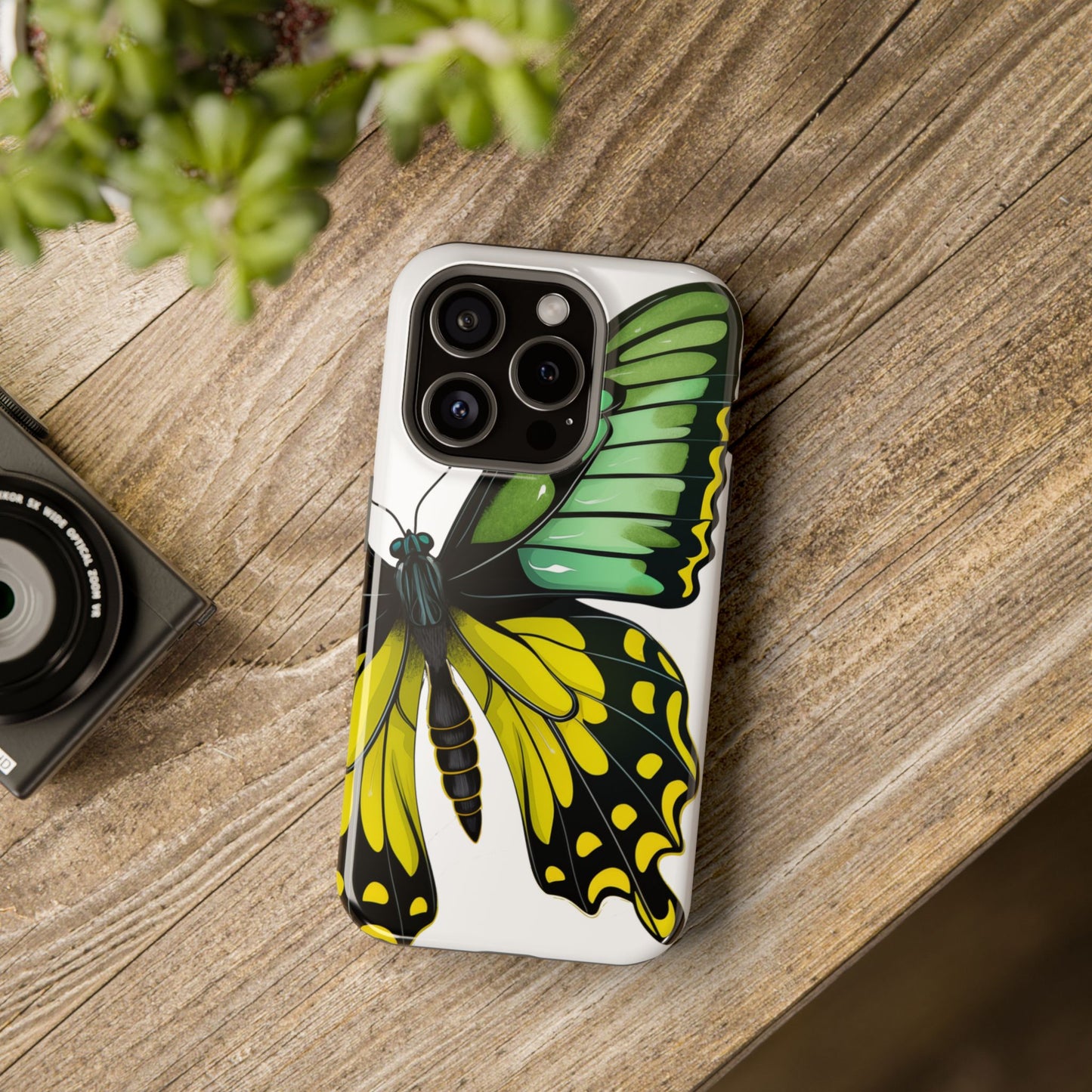 Swallowtail Butterfly Re-imagined iPhone MagSafe Beautiful Butterfly Tough Cases Simple Butterfly iPhone Protection