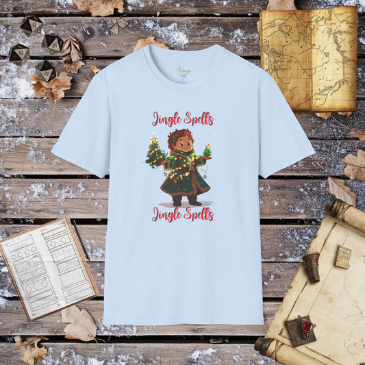 Jingle Spells Jingle Spells - Cleric Decorator Fantasy Group Role-Playing Unisex Graphic T-Shirt