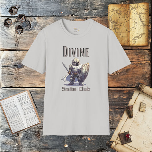 Divine Smite Club - Fantasy Group Role Playing Graphic T-Shirt