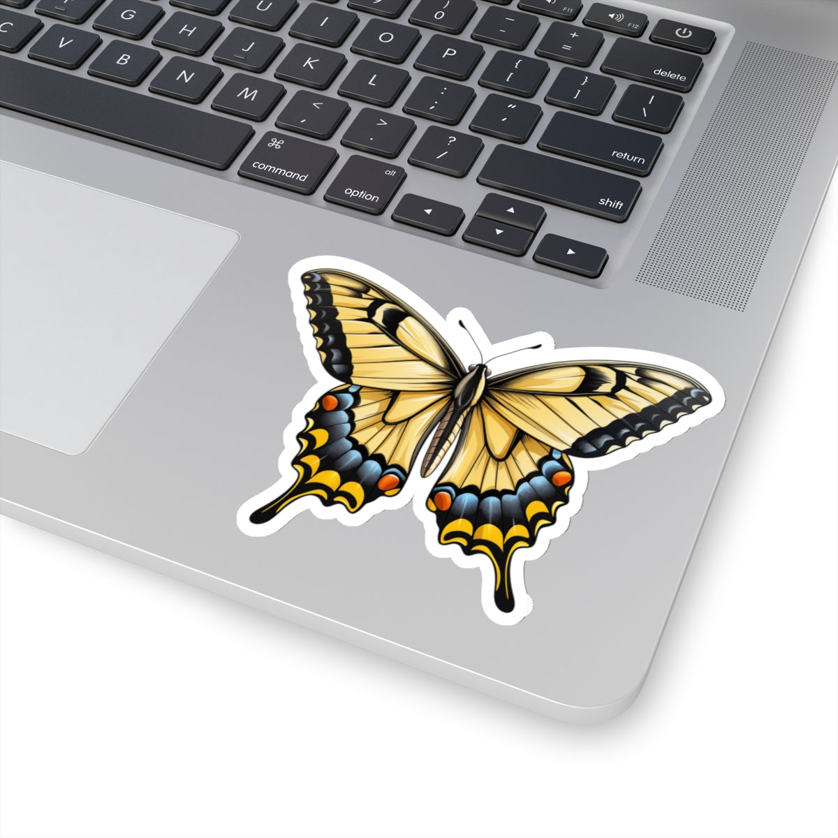 Beautiful Tiger Swallowtail Butterfly Kiss-Cut Stickers, Spring Sticker Collection, Cute Bright Spring Decor Colors, Happy Vibes, Holiday Accent