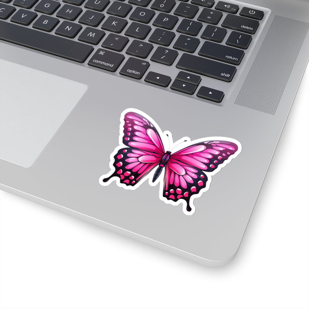 Beautiful Pink Jewel Butterfly Kiss-Cut Stickers, Spring Sticker Collection, Cute Bright Spring Decor Colors, Happy Vibes, Holiday Accent