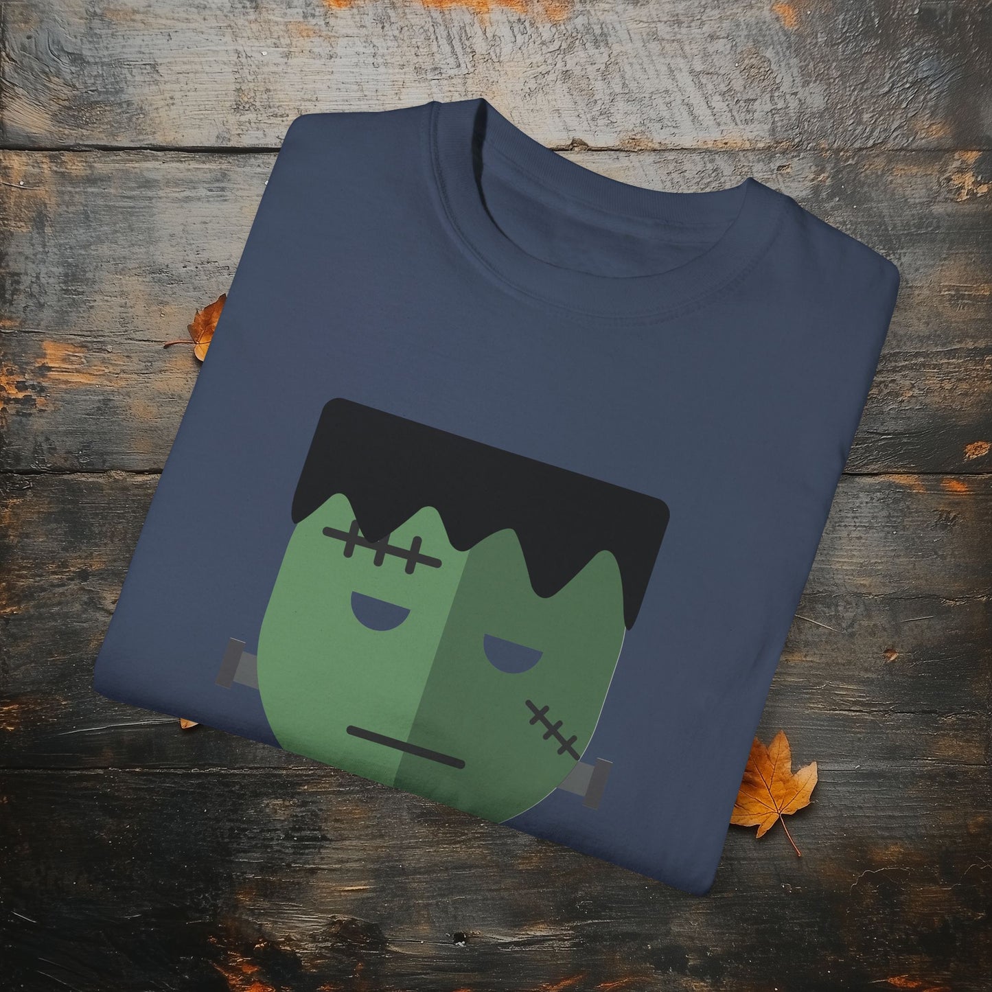 Cute & Simple Frankenstein Graphic Halloween Graphic T-Shirt - Funny Halloween Shirt Comfort Colors 1717