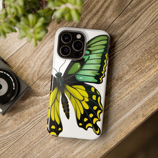 Swallowtail Butterfly Re-imagined iPhone MagSafe Beautiful Butterfly Tough Cases Simple Butterfly iPhone Protection