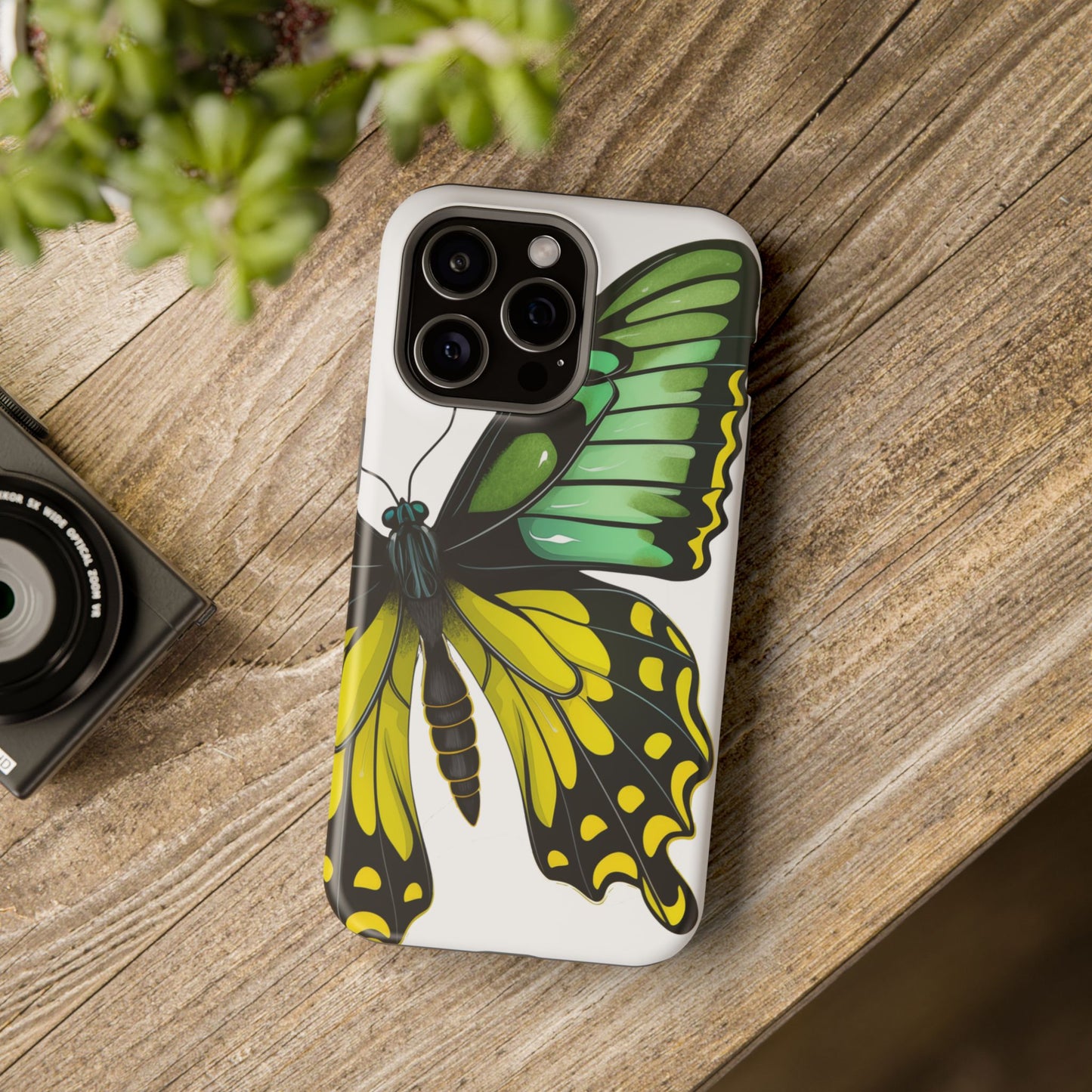 Swallowtail Butterfly Re-imagined iPhone MagSafe Beautiful Butterfly Tough Cases Simple Butterfly iPhone Protection