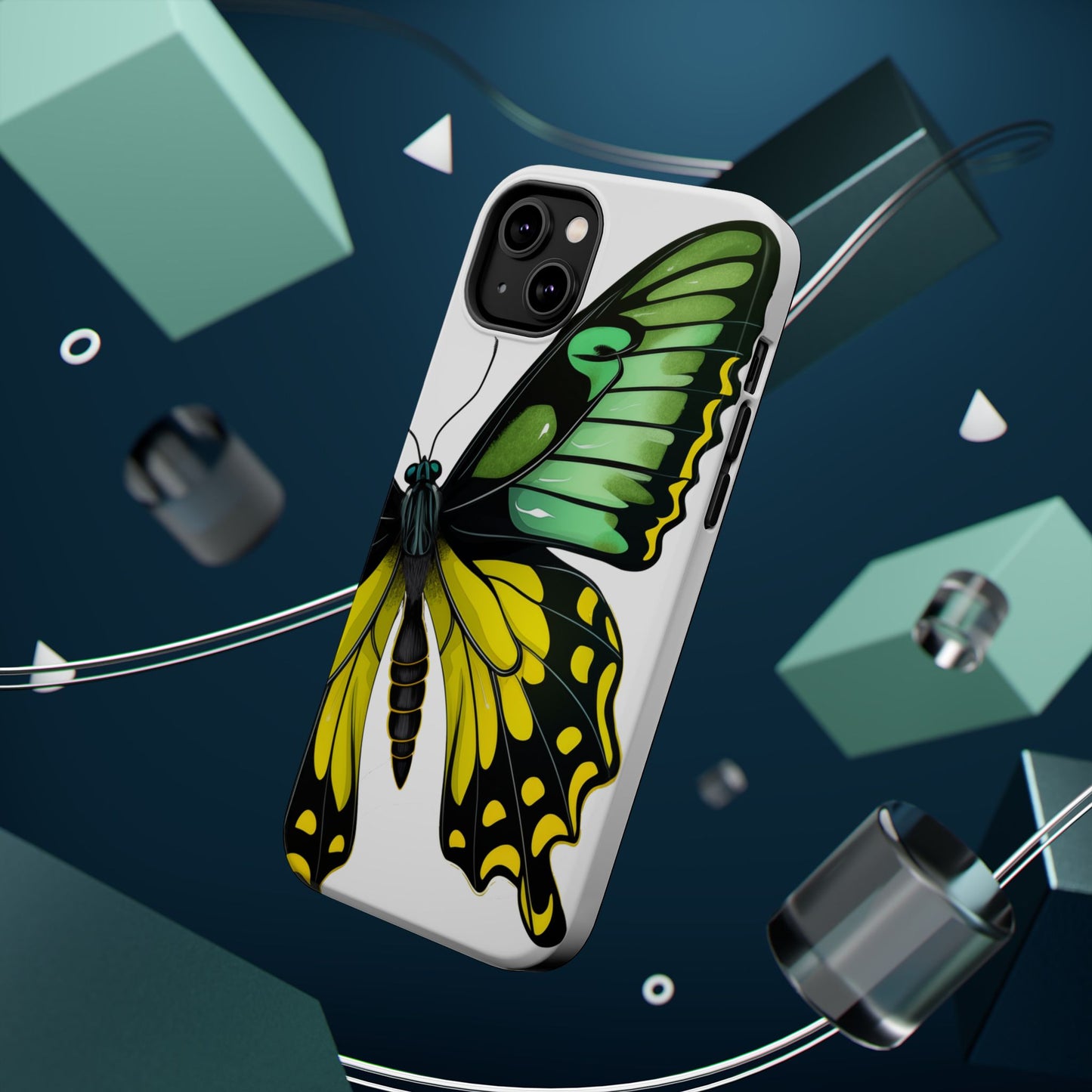 Swallowtail Butterfly Re-imagined iPhone MagSafe Beautiful Butterfly Tough Cases Simple Butterfly iPhone Protection