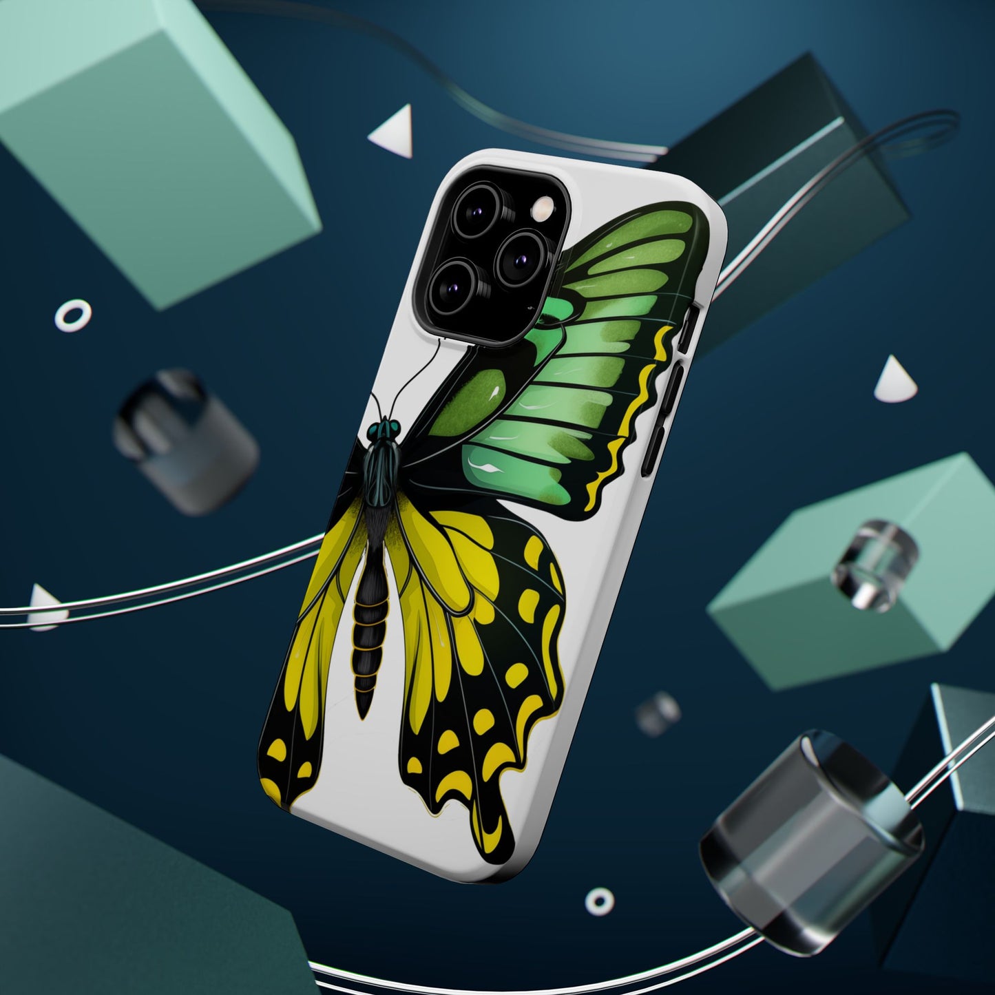 Swallowtail Butterfly Re-imagined iPhone MagSafe Beautiful Butterfly Tough Cases Simple Butterfly iPhone Protection