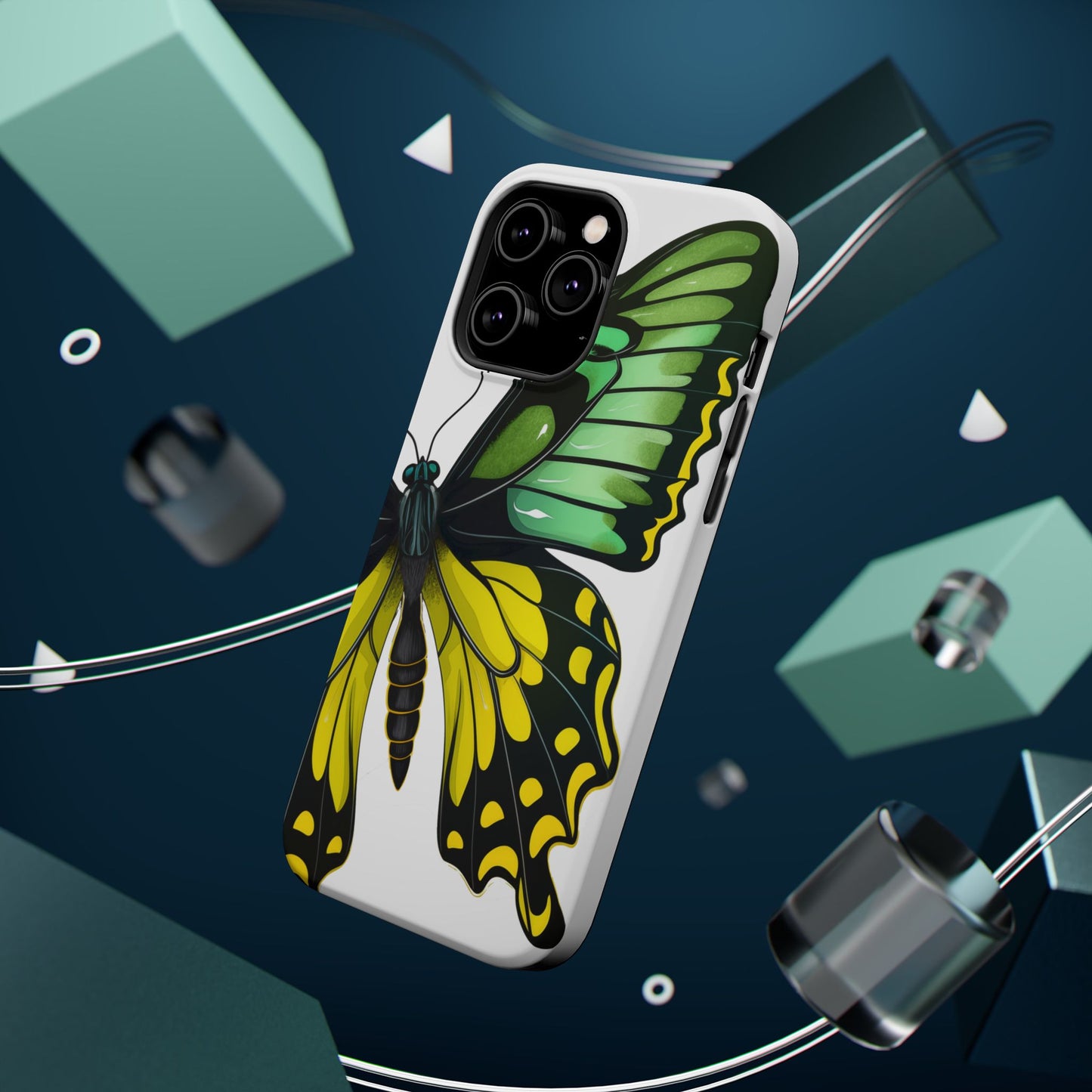 Swallowtail Butterfly Re-imagined iPhone MagSafe Beautiful Butterfly Tough Cases Simple Butterfly iPhone Protection