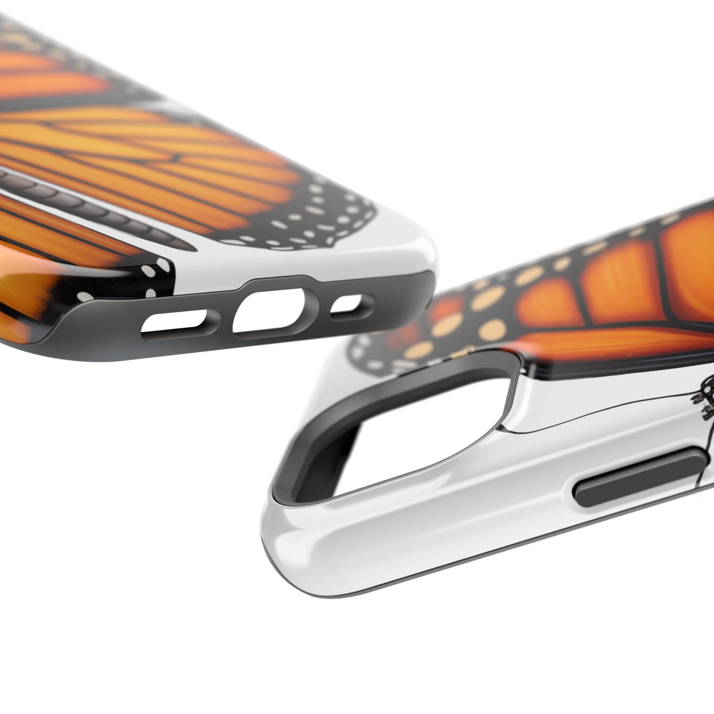 Monarch Butterfly Re-imagined iPhone Case Beautiful Monarch Butterfly MagSafe Tough Cases for iPhone