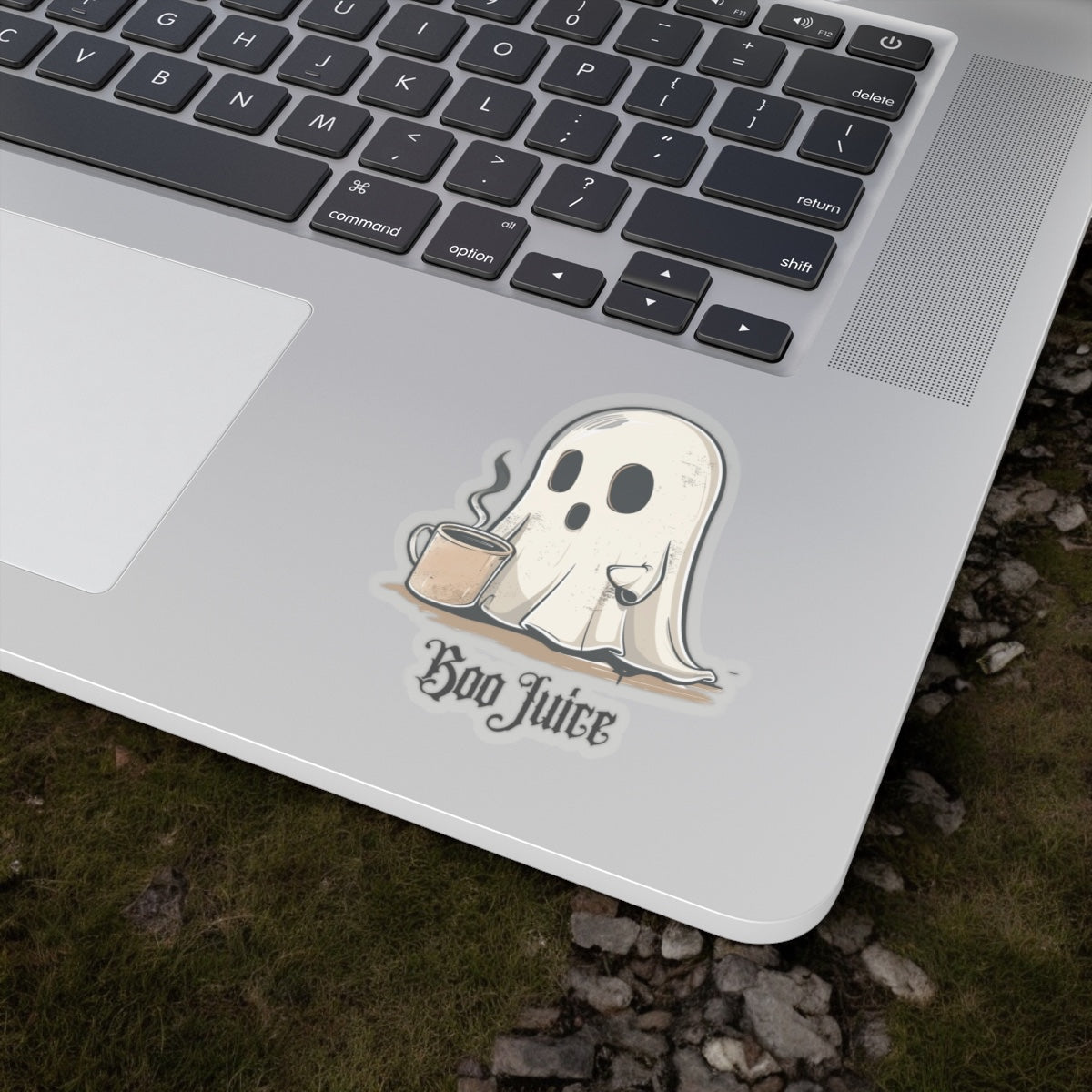 Cute Boo Juice Halloween Sticker Coffee Drinking Ghost Sticker Funny Spooky Sticker for Coffee Lover Sticker Ghost Gift for Friend