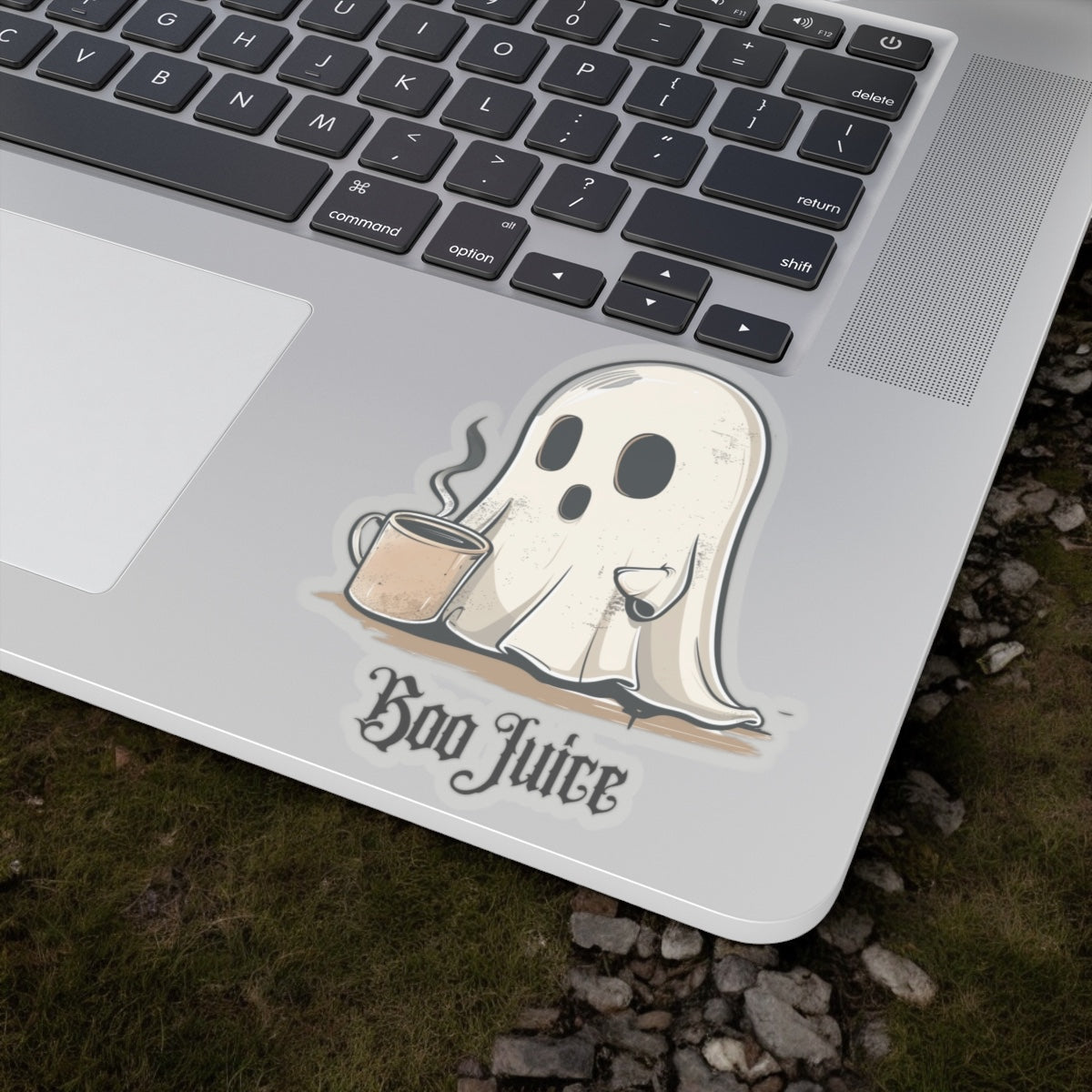 Cute Boo Juice Halloween Sticker Coffee Drinking Ghost Sticker Funny Spooky Sticker for Coffee Lover Sticker Ghost Gift for Friend