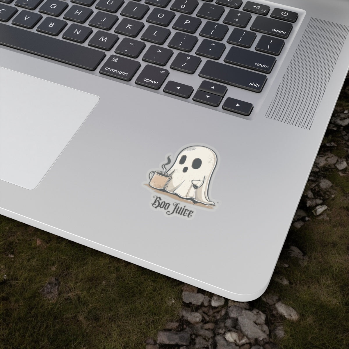 Cute Boo Juice Halloween Sticker Coffee Drinking Ghost Sticker Funny Spooky Sticker for Coffee Lover Sticker Ghost Gift for Friend