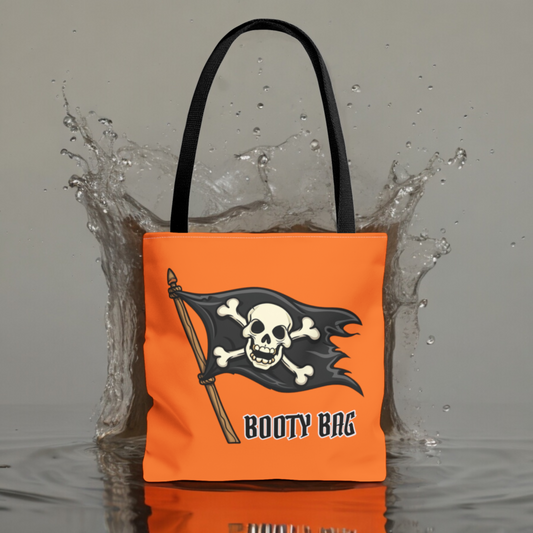 PIrate Carrying Tote, Halloween Trick or Treat Bag. Children's Tote Bag, Halloween Bag, Book Bag, Swim Bag, School Bag, Shopping Bag, Pirate