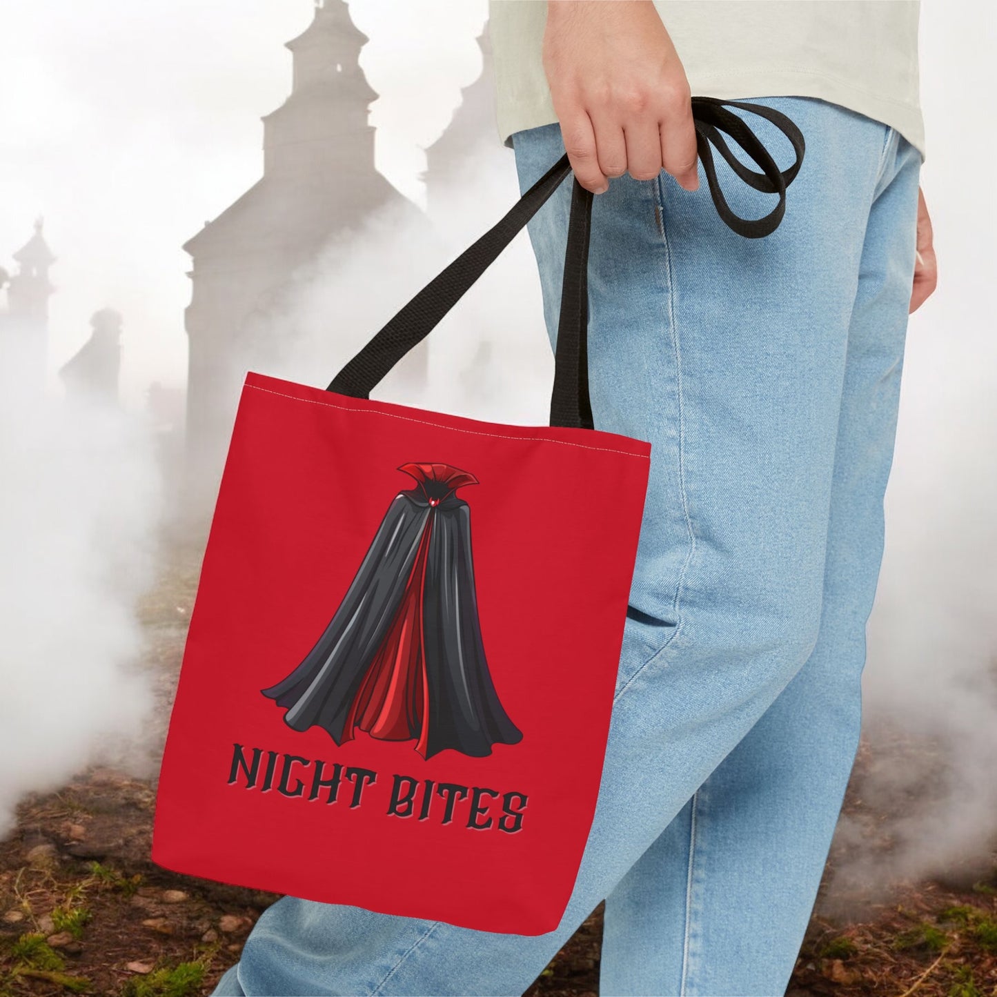 Copy of Spooky Vampire Night Bites Trick Or Treat Bag Dracula Cape Costume Treat Bag for Kids Halloween Costume Accessory Treat Bag for Vampire