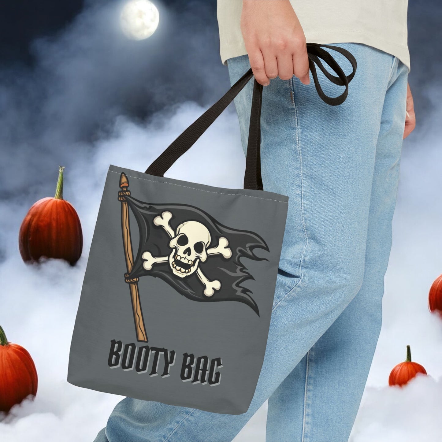 Pirate Booty Bag Children's Halloween Trick or Treat Halloween Kids Bag for Trick or Treating Treat Bag